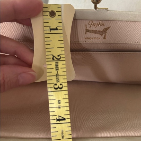 Vintage INGBER | 50’ 60’s MCM Clutch bag brocade Elongated Mid century clutch - Picture 14 of 14